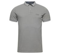 Superdry Polo Vintage Logo Cotone Biologico Grigio