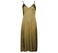 Superdry Satin Cami Slip Sleeveless Midi Dress Verde 2XS Donna