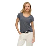 Superdry Scoop Neck Short Sleeve T-shirt Blu XS Donna