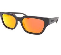 Superdry Occhiali da Sole da Uomo SDS 5004 104 Opaco Black/Arancione Specchio