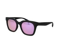 Superdry 5008 Occhiali da Sole Nero Opaco con Rosa a Specchio Lenti Donna 104