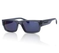 Superdry Sole SDS-5005 108 Grigio Cristallo / Fumo Con Blu Flash Specchio