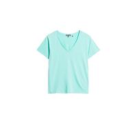 Superdry Studios Slub EMB Vee Tee W1011181A Fluro Mint Taglia 12, Verde Menta, 44
