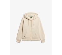 Superdry Superdry Essential - Felpa con logo, zip e cappuccio 42 carne