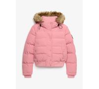 Superdry Superdry Everest Hooded Bomber Puffer Coat 38 rosso