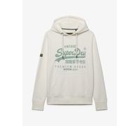Superdry Superdry - Felpa con cappuccio classica con logo vintage xlarge Bianco