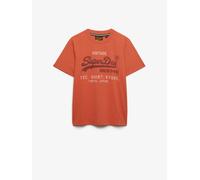 Superdry Superdry - Heritage - T-shirt comoda con logo vintage small arancione