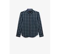 Superdry Superdry Manica lunga - Camicia taglialeur in cotone large blu