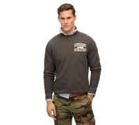 Superdry Uomo Felpa essenziale atletica, Grigio