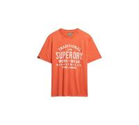 Superdry, T.Shirt Athletic Ess Tee, M1012176A, Nautical Navy, L, Man, Adulto
