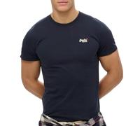 Superdry, ,Tops ,Uomo ,Blu ,M Essential Contrast EMB T-Shirt