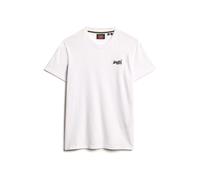 Superdry T-shirt con logo ricamato Superdry Essential Company medium Bianco