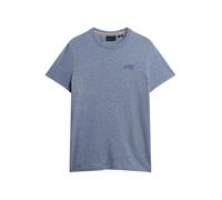 Superdry T-shirt con logo ricamato Superdry Essential Company small blu