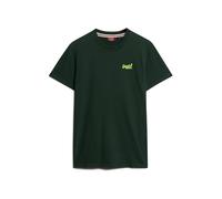 Superdry T-shirt con logo ricamato Superdry Essential Company verde