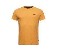 Superdry Studios VL Micro EMB Tee T-Shirt, Ochre Marl, S Uomo