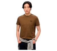 Superdry Essential Logo EMB Tee T-Shirt, Bronzed Brown Grit, M Unisex-Adulto