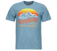 Superdry T-shirt GREAT OUTDOORS RELAXED in Blu EU S