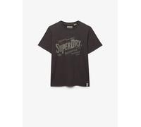 Superdry T-shirt Superdry con stampa vintage da lavoro small Marrone