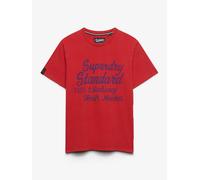 Superdry T-shirt Superdry Vintage Script large rosso