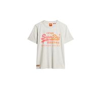 Superdry Tonal Vl Graphic Relaxed Tee C3-Basic Printed T.Shirt (W), Grigio Ghiaccio Melange, 44
