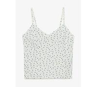 Superdry Top a canotta Superdry in cotone con stampa a piccoli motivi 36 Bianco
