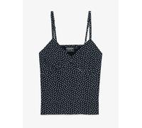 Superdry Top a canotta Superdry in cotone con stampa a piccoli motivi 44 blu