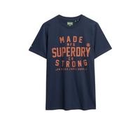 Superdry, ,Tops ,Uomo ,Blu ,S T-shirt da Lavoro in Cotone Blu Navy