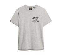 Superdry, ,Tops ,Uomo ,Grigio ,2XL Machined Goods Workwear Tee in Cotone Grigio