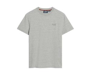 Superdry, ,Tops ,Uomo ,Grigio ,S T-shirt Ricamata con Logo Vintage