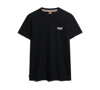 Superdry, ,Tops ,Uomo ,Nero ,XL T-shirt a maniche corte in cotone con logo