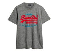 Superdry, ,Tops ,Uomo ,Nero ,XL T-shirt Vintage Logo in Cotone Nero