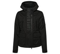 Superdry Ultimate Microfibre Wind Jkt A2-Famiglia dei Venti, Jet Black, M Donna