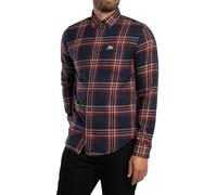 Superdry Uomo Camicia da boscaiolo in cotone a maniche lunghe, Multicolore