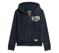 Superdry Uomo Felpa Con Cappuccio - Vintage Athletic Zip Hoodie, Cappuccio, Logo