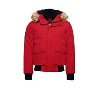 Superdry Uomo Giacca Bomber Everest High Risk Red XXXL