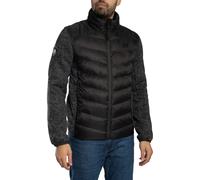 Superdry Uomo Giacca imbottita ibrida Storm Knit, Nero