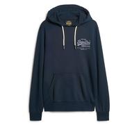 Superdry Uomo Hoodie - Classic VI Heritage Chest Hood, Logo, Monocromatico