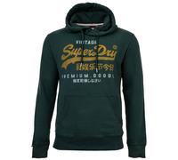 Superdry Uomo Hoodie - VI Duo Classic Con Cappuccio, Logo, Monocromatico