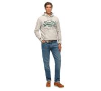 Superdry Uomo Hoodie - VI Duo Classic Con Cappuccio, Logo, Monocromatico