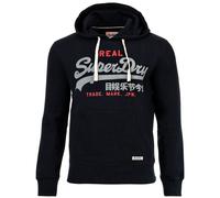 Superdry Uomo Hoodie - Vl Classic Capuccio, Logo, Mix Di Cotone, Monocromatico