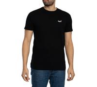 Superdry, ,Tops ,Uomo ,Nero ,XL T-shirt a maniche corte in cotone con logo