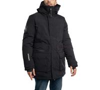 Superdry Uomo Parka imbottito da città, Nero