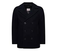 Superdry Uomo Pisello Cappotto A5 Giacca Formale, Blu navy, XXL