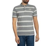 Superdry Vintage Stripe Jersey Short Sleeve Polo Grigio L Uomo