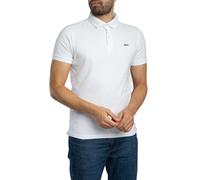 Superdry Uomo Polo classica in piqué, bianca