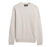 Superdry Uomo Pullover Lavorato a Maglia - Cotone Texture Jumper Pullover