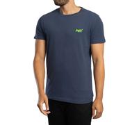 Superdry Uomo T-shirt EMB con logo essenziale, Blu