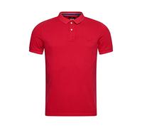 Superdry Vint Destroy Polo, Lampone Rosa, M Uomo