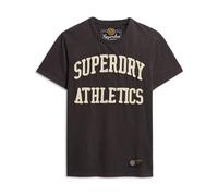 Superdry - Vintage Athletic Cotone Marrone Tee - - Tops - Uomo - Marrone - 2XL