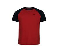 Superdry Vintage Baseball Tee T-Shirt, Hike Red Marl/Eclipse Navy, M Uomo